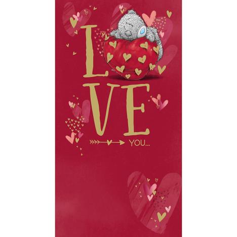 Love You Heart Me to You Bear Valentine's Day Card £2.19